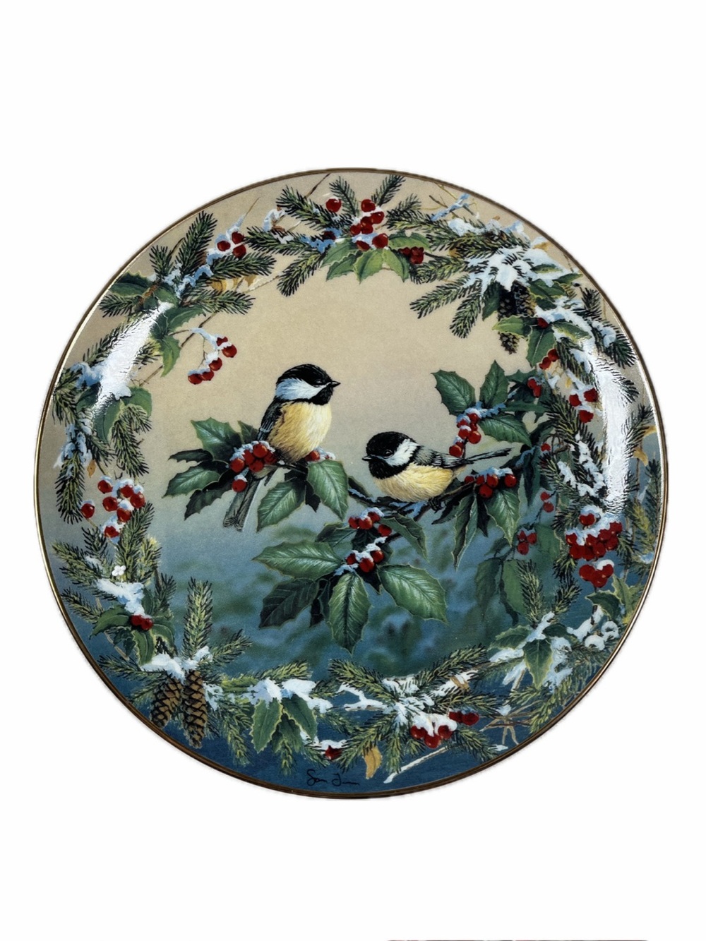 8 inch Bradford Exchange plate “Little Winter Spirits”